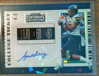 2019 Panini Contenders Draft Alex Wesley Cracked Ice Auto 07/23 Northern Colorad