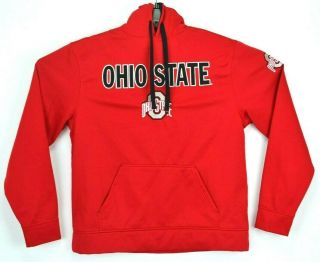 Scarlet And Gray Authentic Apparel Ohio State Buckeyes Hoodie Pullover Men L