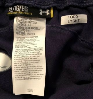 NOTRE DAME FOOTBALL TEAM ISSUED UNDER ARMOUR PANTS XL 5