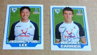 2 " Tottenham " Merlin Fa Premier League 06 Stickers No; 430,  433