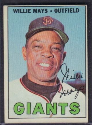 Willie Mays Giants 1967 Topps 200 30119dbcd