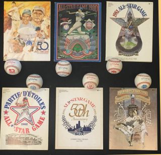 Clct ' n of ALL STAR GAME BASEBALLS (25) & PROGRAMS (30) from 1976 - 2008 3