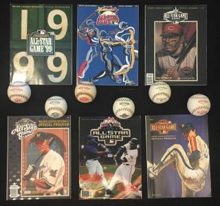 Clct ' n of ALL STAR GAME BASEBALLS (25) & PROGRAMS (30) from 1976 - 2008 6