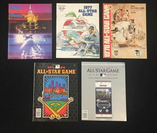 Clct ' n of ALL STAR GAME BASEBALLS (25) & PROGRAMS (30) from 1976 - 2008 7