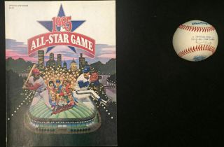 Clct ' n of ALL STAR GAME BASEBALLS (25) & PROGRAMS (30) from 1976 - 2008 8