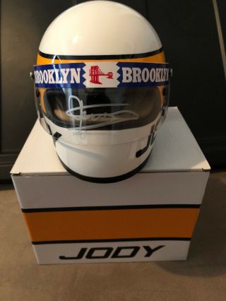1979 Jody Scheckter 1/2 Helmet Autographed World Champion Ferrari