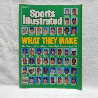 Sports Illustrated April 20,  1987 What They Make