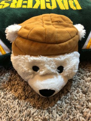 PILLOW PETS Green Bay Packers NFL Football Polar Bear Pillow Pet Sports 2