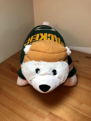 PILLOW PETS Green Bay Packers NFL Football Polar Bear Pillow Pet Sports 4