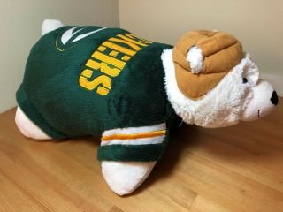 PILLOW PETS Green Bay Packers NFL Football Polar Bear Pillow Pet Sports 5