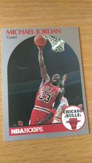 Sports Cards Michael Jordan Nba Hoops Chicago Bulls 1990