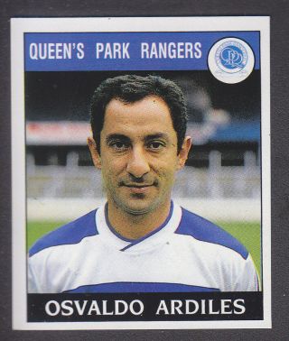 Panini - Football 89 - 221 Osvaldo Ardiles - Qpr