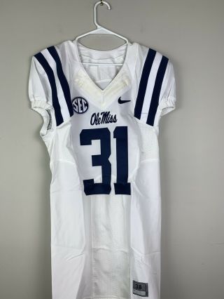 University Of Mississippi Team Issued Football Jersey 31