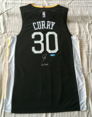 Stephen Curry Autographed Limited Edition Nba Jersey W/coa