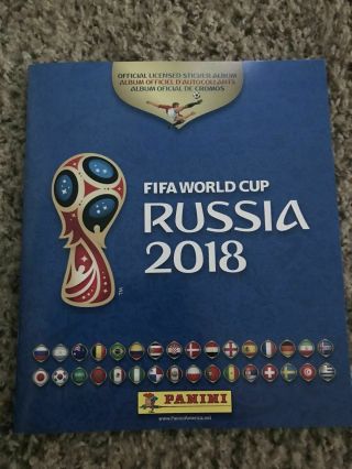 Panini Sticker Album Fifa World Cup Russia 2018 (no Stickers) Book