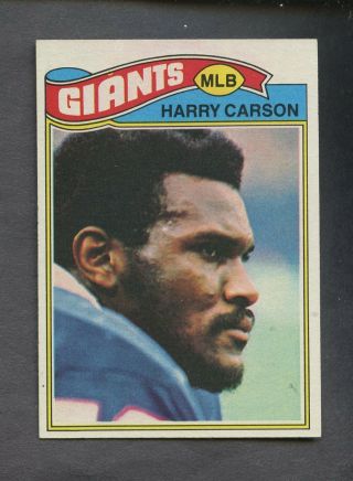 1977 Topps Football 146 Harry Carson York Giants