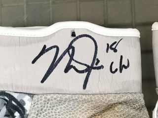 Mike Trout 2x Signed 2018 Game NIKE Batting Gloves Autographed w/ LOA 3