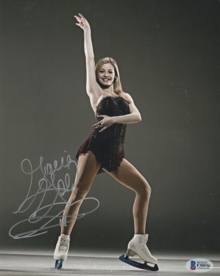Gracie Gold Real Hand Signed 8x10 " Olympic Figure Skater Photo 7 Bas