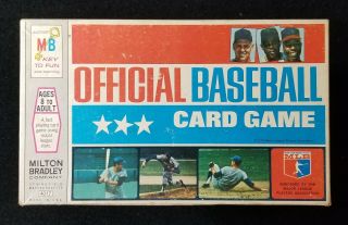 1969 Milton Bradley Mlb Baseball Board Game W - Complete Set Cards Clemente Mays