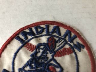 VINTAGE CLEVELAND INDIANS BASEBALL PATCH CHIEF WAHOO CLOTH SEW ON TEAM LOGO MLB 2