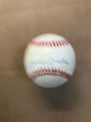 Mickey Mantle Signed American League Baseball Jsa Authentication