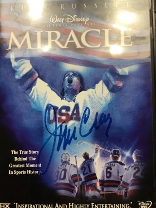 Autograph By Jim Craig The Movie “miracle”