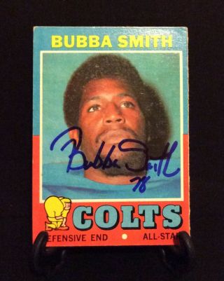 Bubba Smith Autographed Card