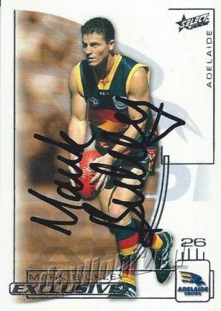 ✺signed✺ 2002 Adelaide Crows Afl Card Mark Bickley