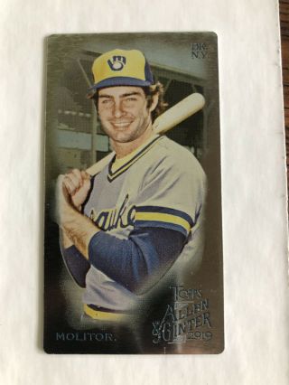 Metal - 2019 Topps Allen And Ginter - Paul Molitor Metal 2/3 - Rare