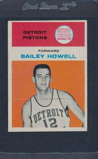 1961/62 Fleer 020 Bailey Howell Pistons Vg/ex 69