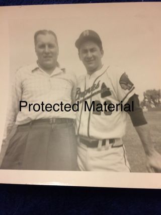 1955 Milwaukee Braves Spring Training Photos Hank Aaron Logan Spahn Rice Mantle 9