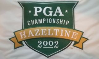2002 Official Pga Championship (hazeltine) Embroidered Golf Flag