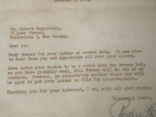 Rogers Hornsby autographed St.  Louis Browns letter w/original envelope (PSA/DNA) 4