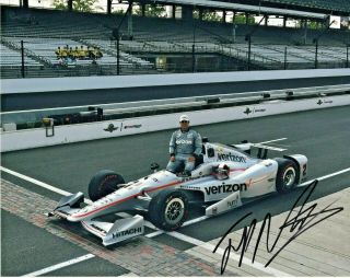 Juan Montoya Autographed 2016 Indy 500 8x10 Photo
