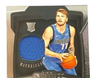 Luka Doncic 2018 - 19 Panini Dominion Auto Jersey Patch 28/199 159 Rookie RC RPA 2