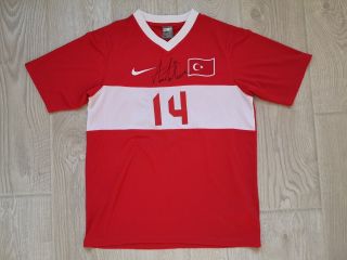 Turkey Home Football Shirt 2008 - 2009 Arda Turan Signed Adult Size:s