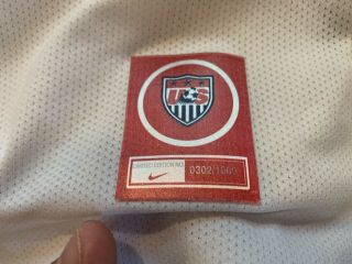 Vintage Nike 90 Landon Donovan 10 USA Soccer Jersey 302/1000 Limited Edition WC 4