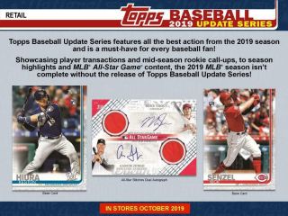 2019 Topps Update Baseball Retail Box (24 Packs/16 Cards: 1 Perennial All Stars