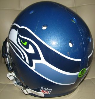 David Hawthorne 2009 Seattle Seahawks Game & Autographed Helmet PSA 4