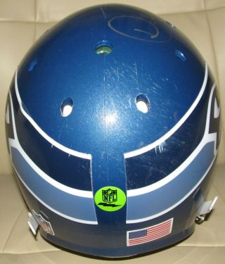 David Hawthorne 2009 Seattle Seahawks Game & Autographed Helmet PSA 5