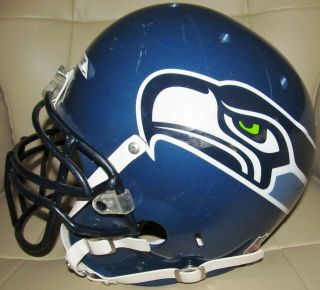 David Hawthorne 2009 Seattle Seahawks Game & Autographed Helmet PSA 7