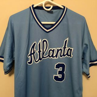 Vintage Atlanta Braves Dale Murphy 3 Baseball Jersey Size Large Park Antony Usa