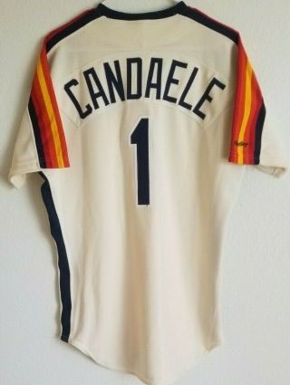 Casey Candele 1991 Astros Game Worn Jersey,  Bph Loa
