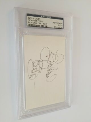Richard Petty Autograph Psa/dna