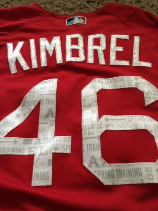 Boston Red Sox Team Issued Spring Training Jersey 2017 Craig Kimbrel Cubs