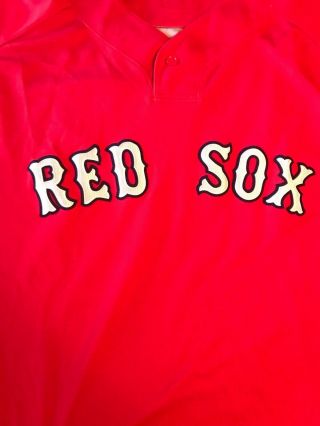 Boston Red Sox Jonathan Papelbon Game / Worn Batting Practice Jersey 2008 2