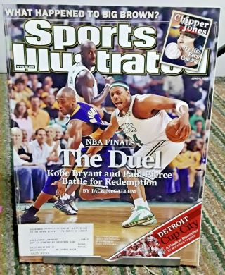 Sports Illustrated June 2008 Kobe Bryant Lakers Paul Pierce Celtics Finals