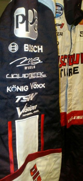 2011 - 12 Jacques Villeneuves NASCAR Discount Tires Race Worn Firesuit Alpinestar 4