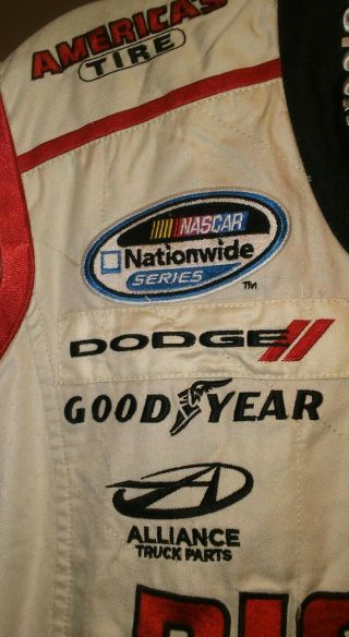 2011 - 12 Jacques Villeneuves NASCAR Discount Tires Race Worn Firesuit Alpinestar 7