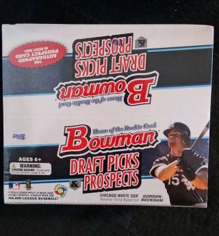 2009 Bowman Draft Picks & Prospects Baseball Retail Box Poss.  Mike Trout Rookie